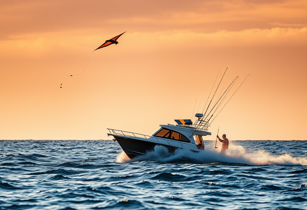 Kite Fishing Sailfish and Mahi